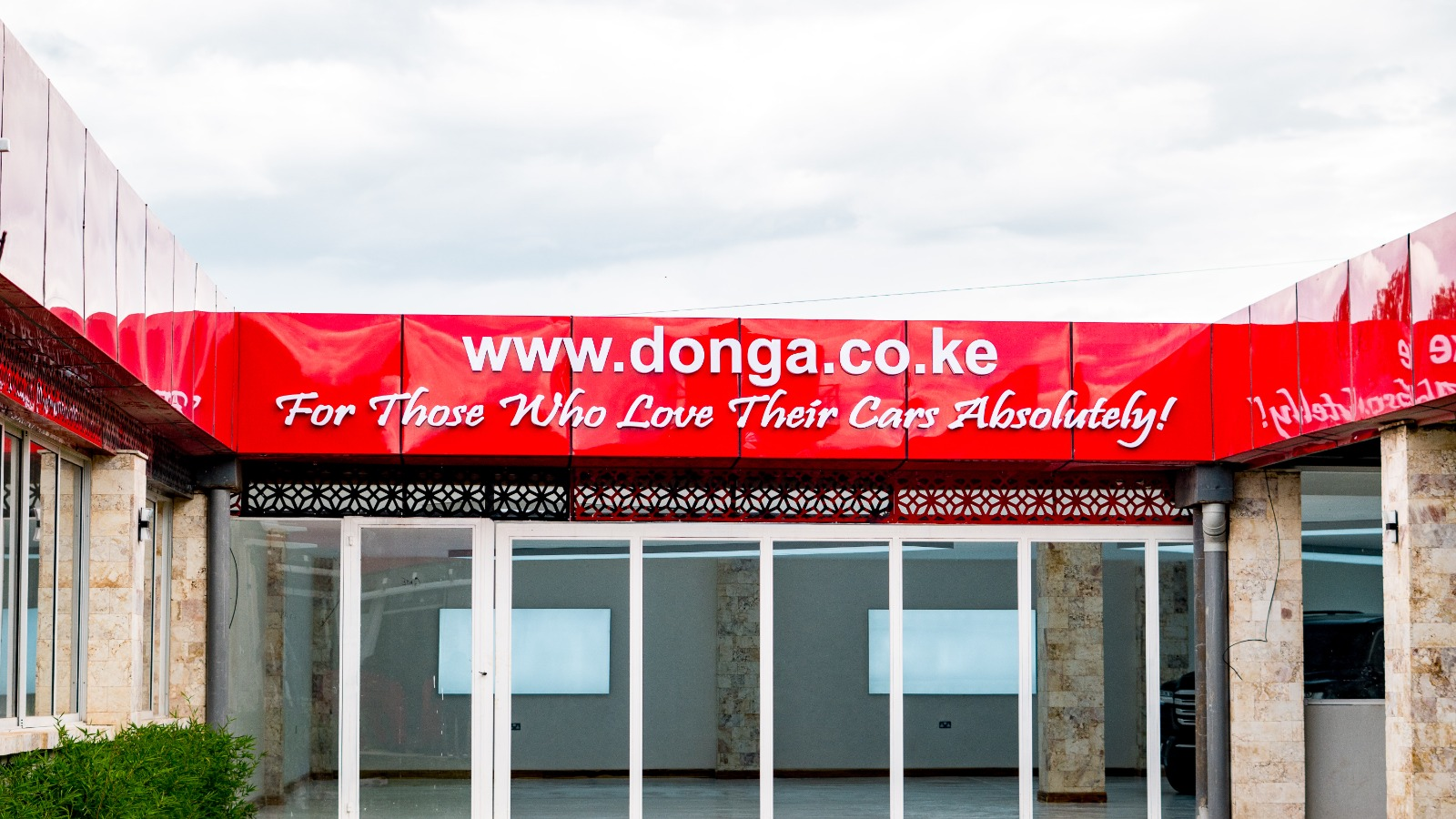Donga Carspa storefront signage on Mombasa Road